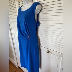 Calvin Klein Cobalt Blue Sleeveless Dress Size 12